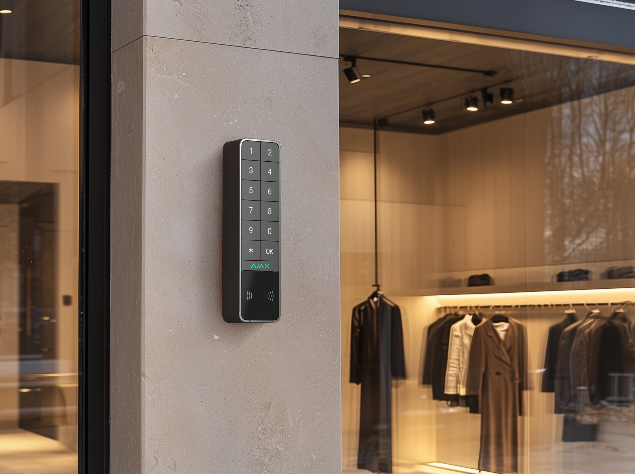 Ajax KeyPad Outdoor Kablosuz Dış Mekan Tuş Takımı